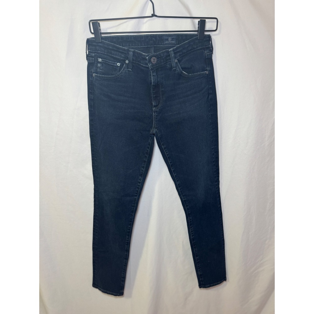 AG Adriano Goldschmied Prima Cigarette Jeans 27 Dark Indigo NWOT Premium Denim